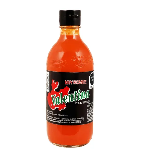 Valentina Negra Glass Hot Sauce - 370ml