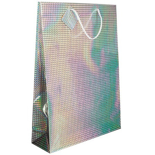 Mehrfarbige große Geschenktüte mit Lasereffekt