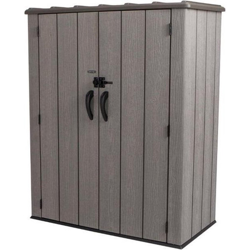 Lifetime Vertical Storage Shed Rough Cut