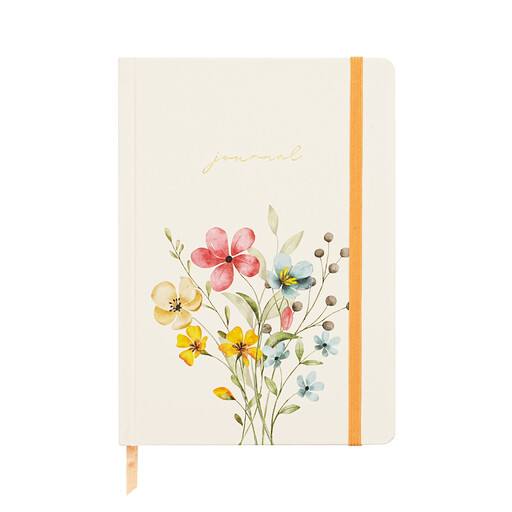 Jubiluu A5 Hardcover Notebook with floral print