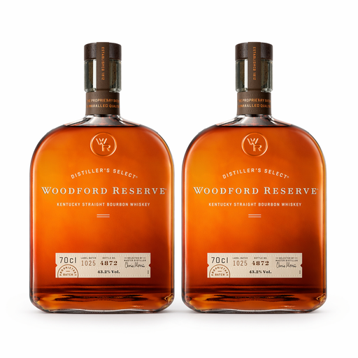 Pack of 2 -Woodford Reserve Bourbon Whiskey 70cl