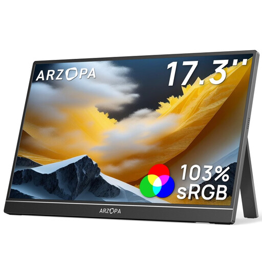 ARZOPA A1M Portable Monitor 17.3 Inch