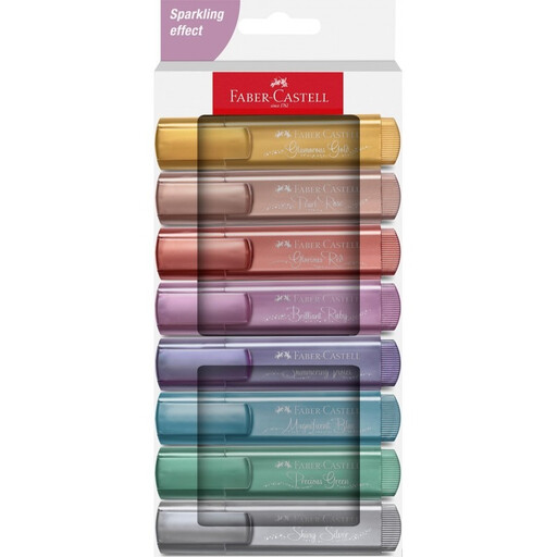 Faber-Castell Highlighter TL 46 Metallic Cardboard 8x