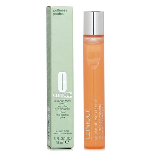 Clinique All about Eyes Serum De-Puff Eye Massage Roller Ball 15ml