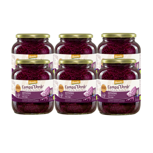 Campo Verde Demeter Bio Apfelrotkohl 6x680g