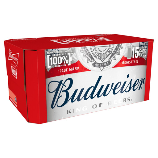 Budweiser 15x440ml Cans Beer