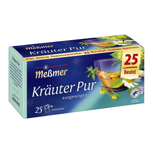 Meßmer Kräuter Pur Herbal Tea 25 x 2 g