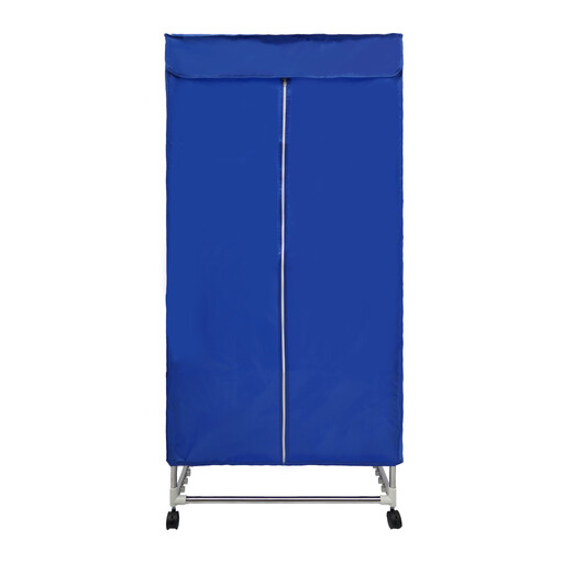Foldable portable electric clothes dryer with timer