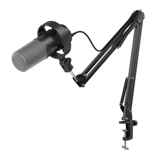 FIFINE K688CT Podcast Microphone Kit, USB/XLR Dynamic Vocal Mic