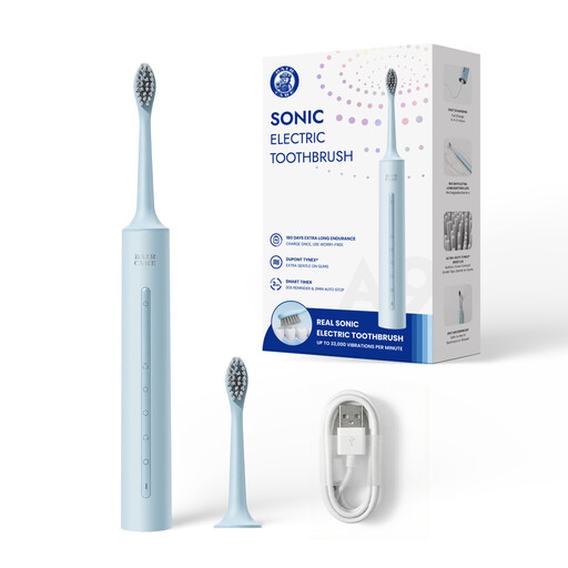 BAIR CARE A9 Sonic Electric Toothbrush with 180-Day Long Battery Life