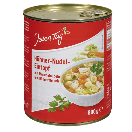 Jeden Tag Chicken Noodle Stew 800g
