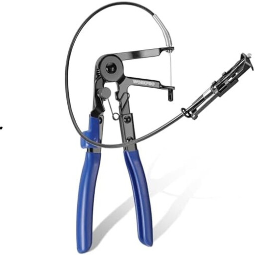 WORKPRO Flexible Long Reach Hose Clamp Pliers, 67 cm Cable-Type