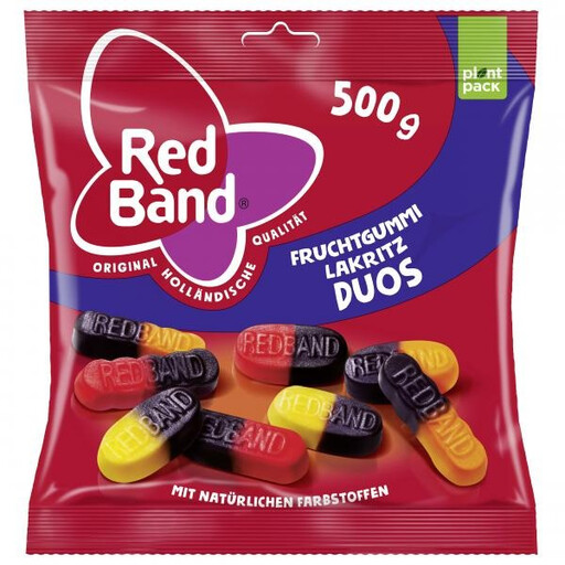 Red Band Drop Duo's Fruit & Liquorice Gums 500g