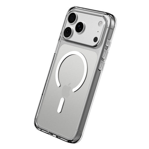 RHINOSHIELD Phone Case Compatible with MagSafe for iPhone 17 Pro Max, Clear Transparent