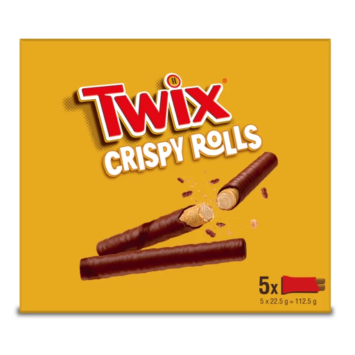 Twix Crispy Wafter Chocolate Caramel Rolls