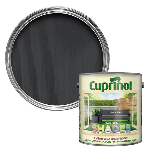 Cuprinol Garden Shades Matt Wood Treatment in Urban Slate