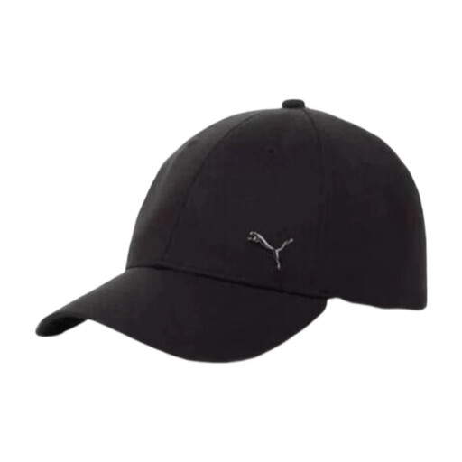 PUMA Essentials Elevated Metal PUMA Cat Baseball Cap Black Unisex