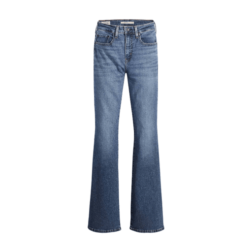 Levi's 726 High Rise Flare Jeans Blue Wave Mid-Medium Wash
