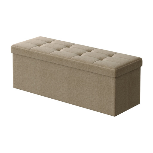 SONGMICSHOME Sitztruhe mit Stauraum in Braun