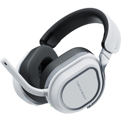 白色 Turtle Beach Stealth 700 Gen 3 无线游戏耳机，适用于 PlayStation 和 PC