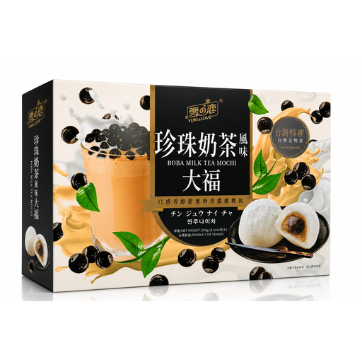 Mochi Boba Milk Tea Yuki & Love