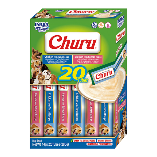 INABA Churu Dog Multipack 2 Chicken Seafood Varieties