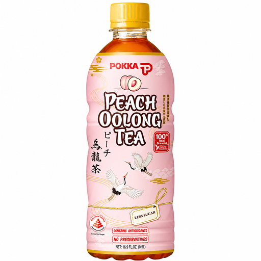 Pokka Drink Oolong Tea Peach 500ml
