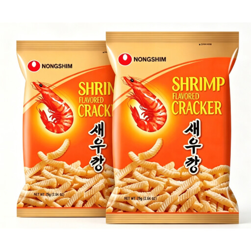 NongShim Shrimp Cracker 75g x 2pcs