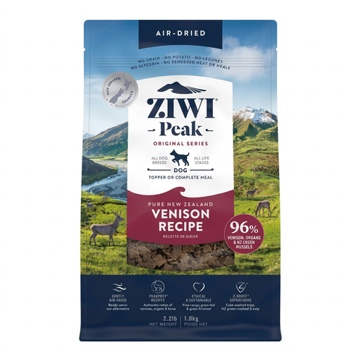 Ziwi Peak Dog Gently Air-Dried Venison, 1 kg