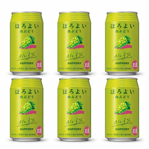 Case SKU - Suntory Horoyoi White Grape Flavour 350ml