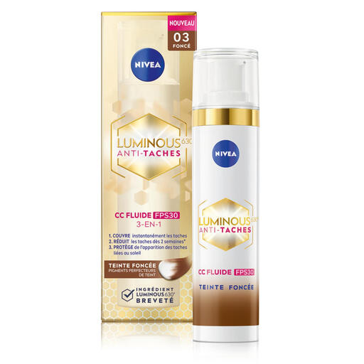 NIVEA Luminous630 3-in-1 Anti-Spot CC Fluid SPF30