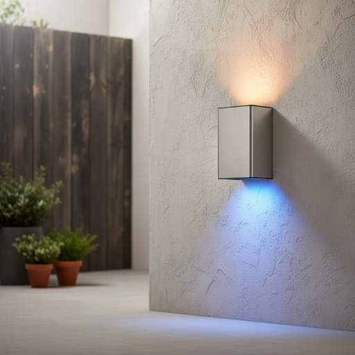 Philips Hue WCA Resonate Outdoor Wall Lantern, Inox