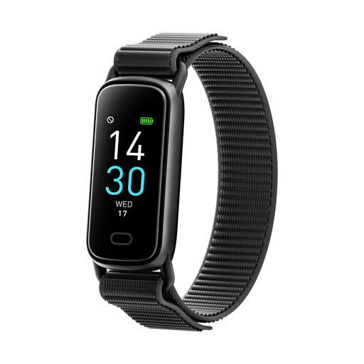 FITTEK Smart Watches, 24/7 Health Tracking, 16 Sports Modes, 7-Day Battery Life, ABS+Nylon Magnetic Charging, Black, GTL1
