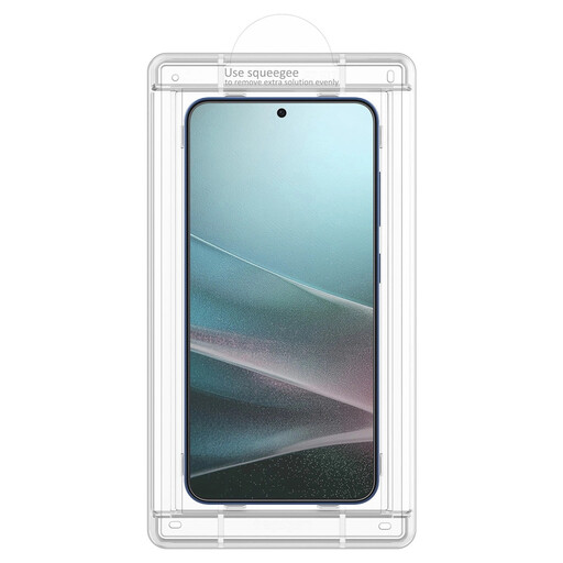 Spigen ELITE SHIELD EZ FIT Hybrid Glass for Samsung Galaxy S25 – Transparent