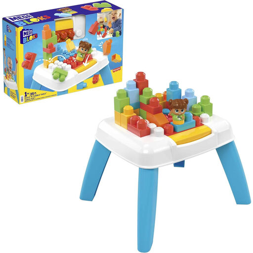 Mega Bloks Building Set Table with Blocks