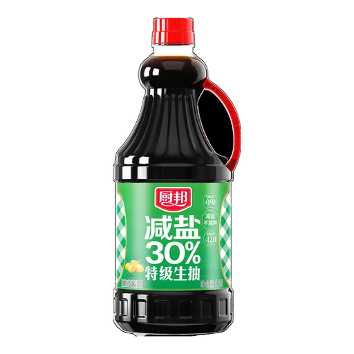 Chu Bang 30% Salt Reduced Premium Light Soy Sauce 1.25 L