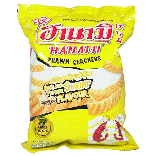HANAMI Shrimp Crackers Garlic & Pepper 60g