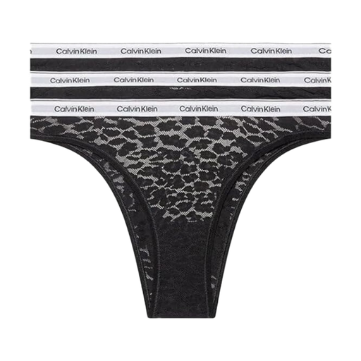 Calvin Klein Brazilian Low-Rise Underwear 3 Pack UB1 Black Women XL