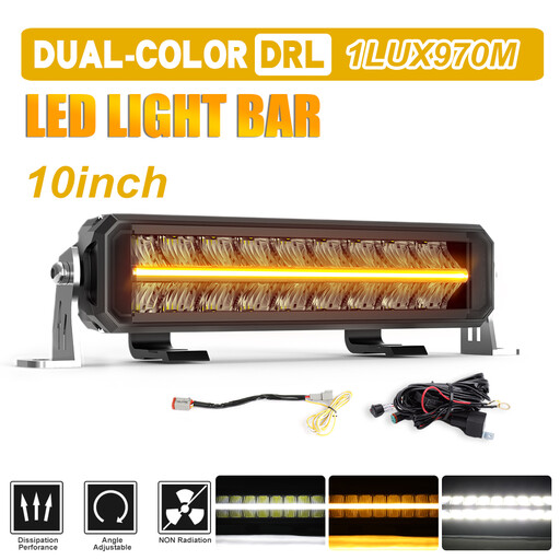 33 Series 10" Dual-Color DRL LED Light Bar