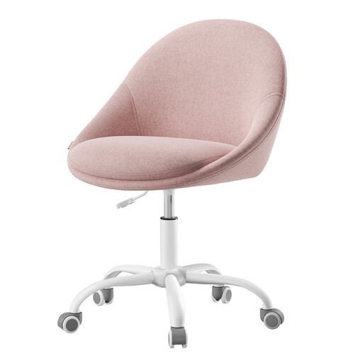 Ochama Pink Swivel Office Chair – Polyester Fabric