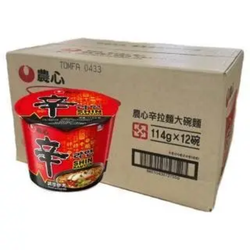 Nongshim Shin Ramyun Instant Noodles 114g x 12 (Full Case)