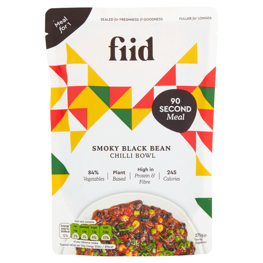 fiid Smoky Black Bean Chilli 275g