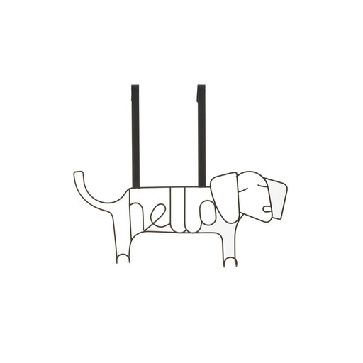 Maison by Premier Stylish Design Black Sausage Dog Hanger