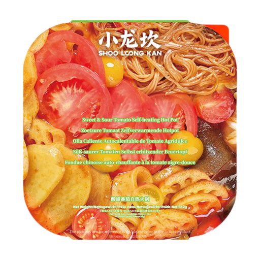 Shoo Loong Kan Self-Heating Vegetable Hot Pot, Tomato, 312 g