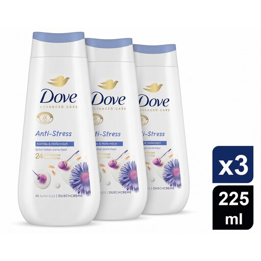 Dove Shower Gel Anti-Stress & Relaxing 3-Pack