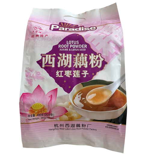 TianTang Lotus Root Powder with Red Dates and Lotus Seeds 480g