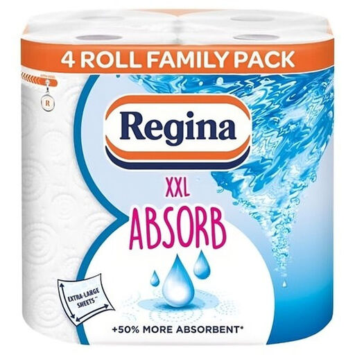 Regina XXL Absorb 厨房纸巾，2 层，4 卷装