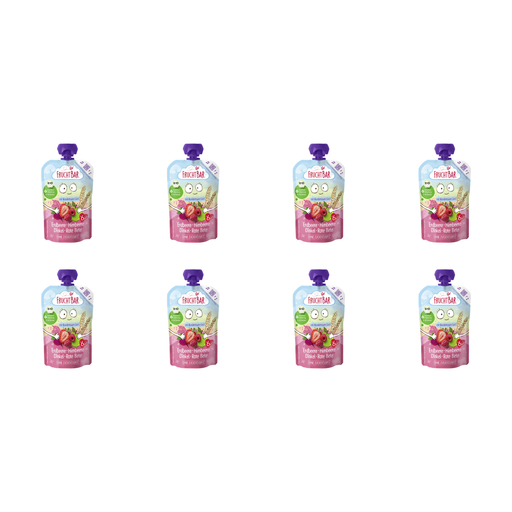 FruchtBar – Organic Fruit & Vegetable Purée Strawberry, Raspberry, Spelt & Beetroot