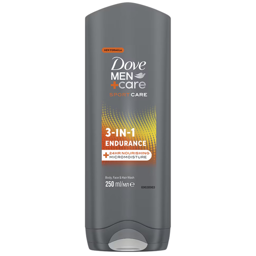 Dove Men+Care SportCare 3-in-1 Shower Gel 250 ml
