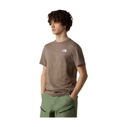 THE North Face Men T-Shirts NF0A87NP Mocha Brown/Mushroom Gr S